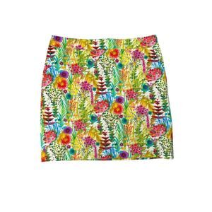 J. Crew Liberty Postage Stamp Mini Skirt Sz 00 London Tresco Floral Print Fabric
